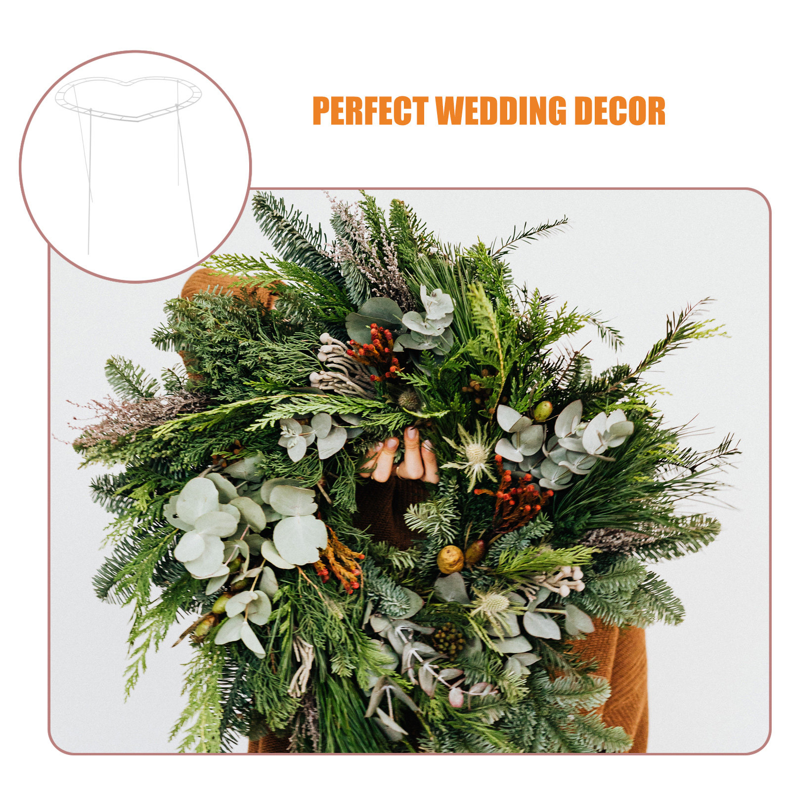 6Sets Heart Shaped Plastic Wre - Wedding Supply Decor recensie en prijs