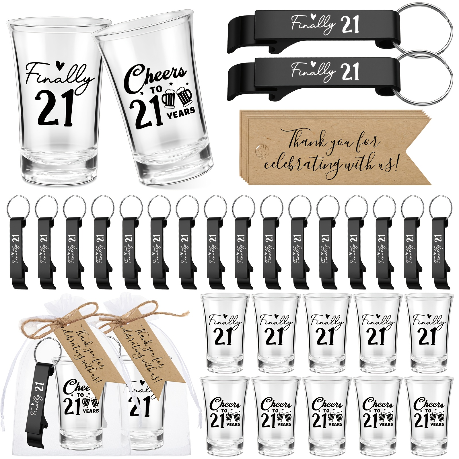 96pcs 24 Sets 21st Birthday Pa - Wedding Party Supply recensie en prijs