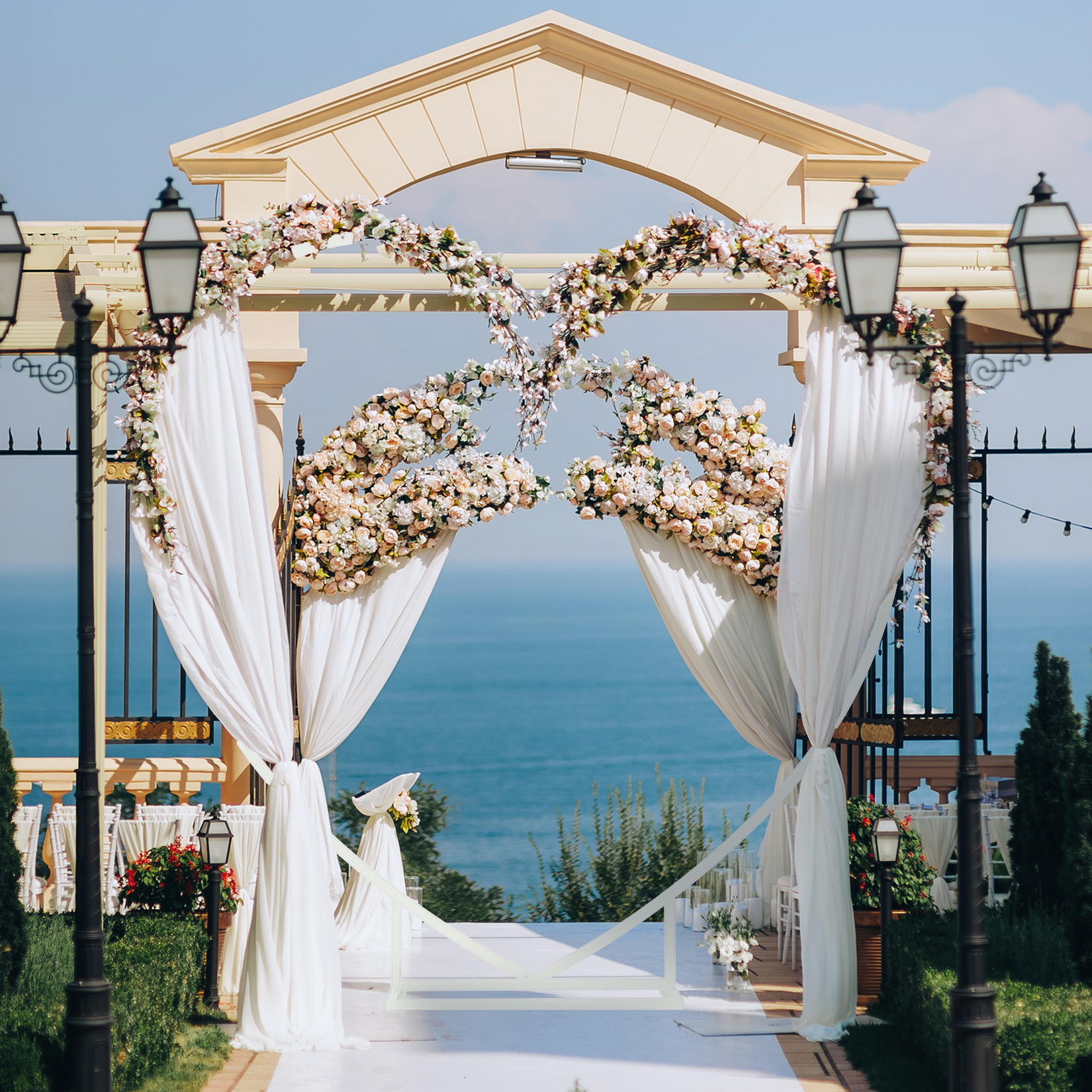 Heart Shaped White Metal Ballo - Wedding Support recensie en prijs
