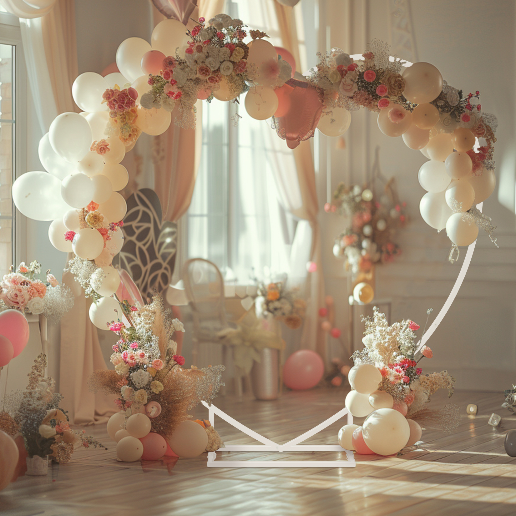 Heart Shaped White Metal Ballo - Wedding Support recensie en prijs