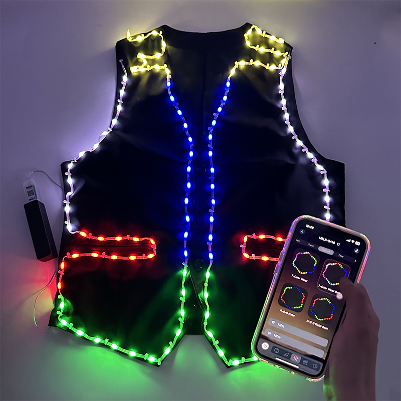 Full Color LED Costume Luminou - Suit Supply Wedding Party recensie en prijs