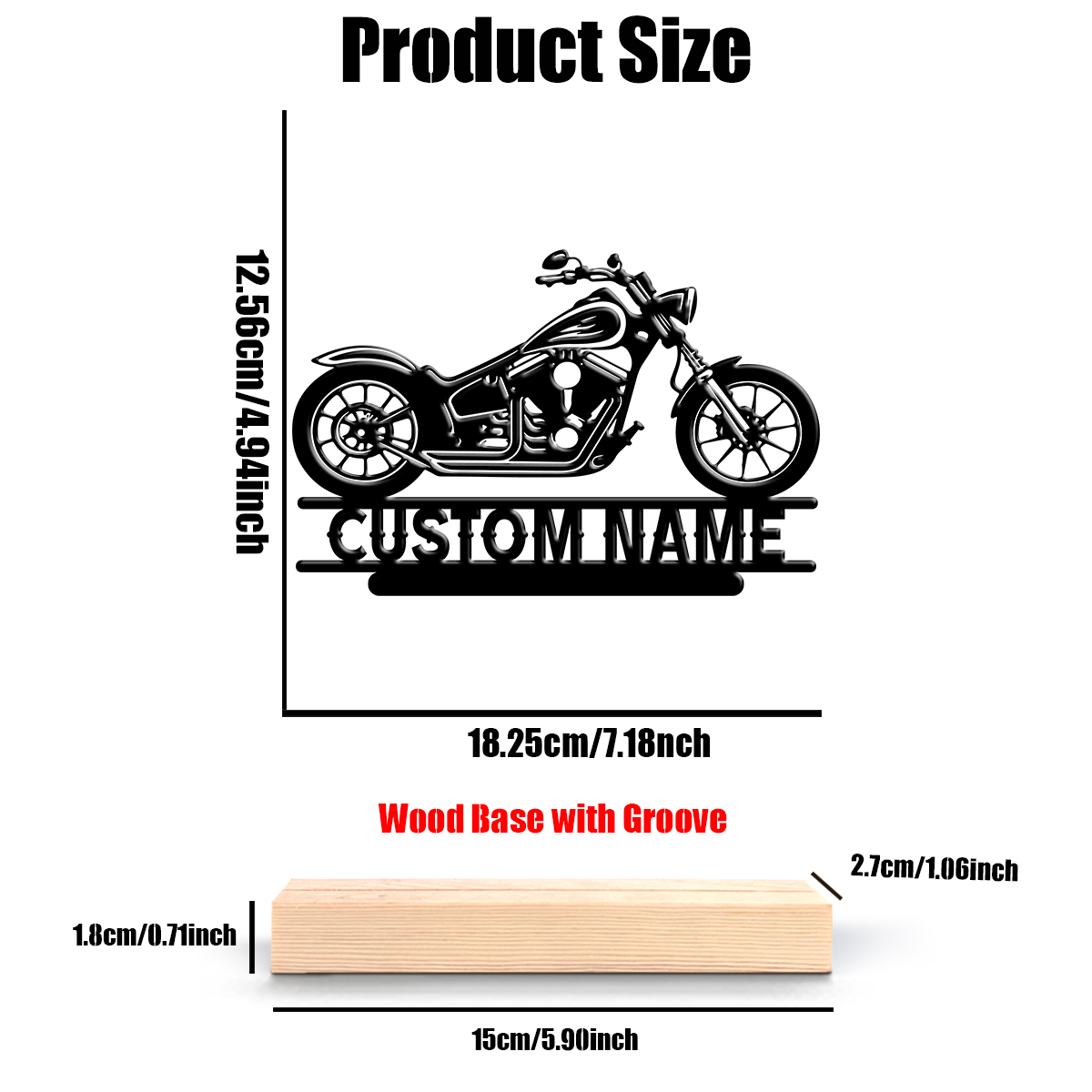 1Pc Csutom Name Road Motorbike - Wedding Party Supply recensie en prijs